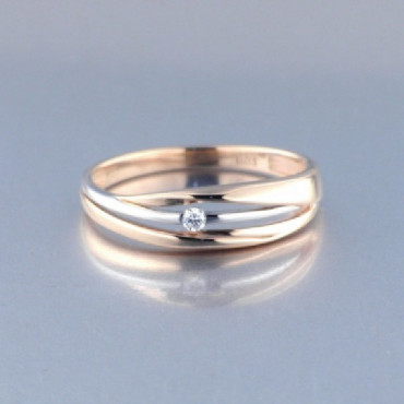 A-ALIANÇA BICOLOR/ DIAMANT - 403515