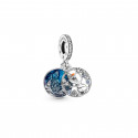 PANDORA DISNEY OLAF STERLING SILVER DANGLE WITH CLEAR CUBIC ZIRCONIA ICY BLUE CRYSTAL ORANGE AND TRANSPARENT BLUE EN - 799638C01