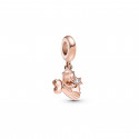 PANDORA ANGEL 14K ROSE GOLD-PLATED DANGLE WITH CLEAR CUBIC ZIRCONIA - 789650C01