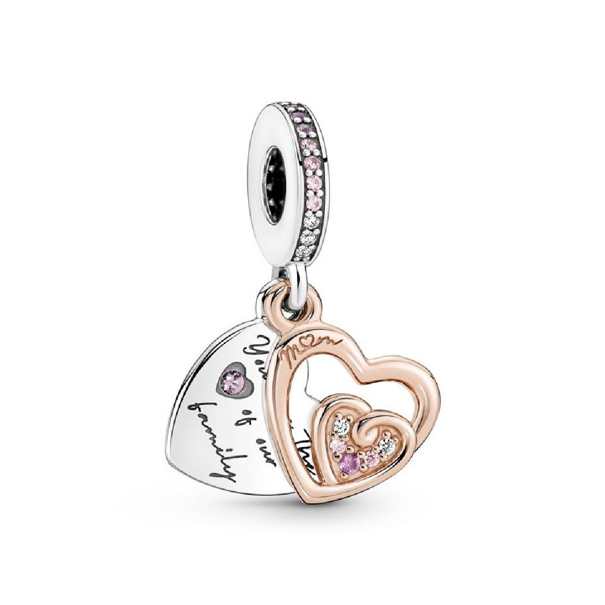 PANDORA DOBLE COR ROSE GOLD PLATET  - 781020C01