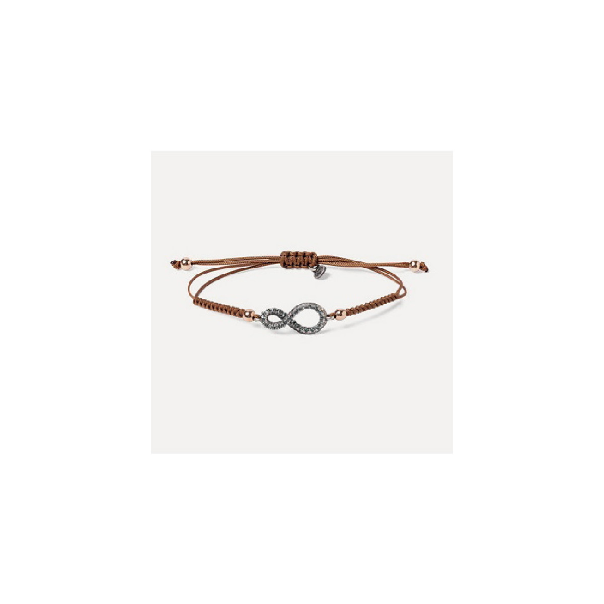 B-MACRAME PLATA/PEDRA DE COLOR - PU065010