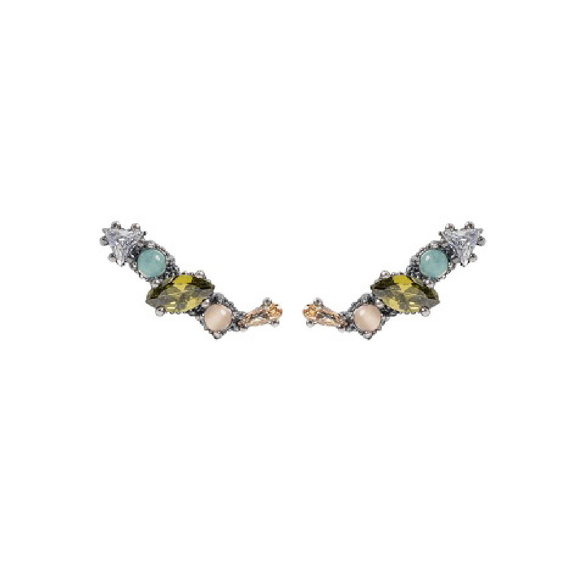 P-LLARG PLATA/PEDRA COLOR - PE065071