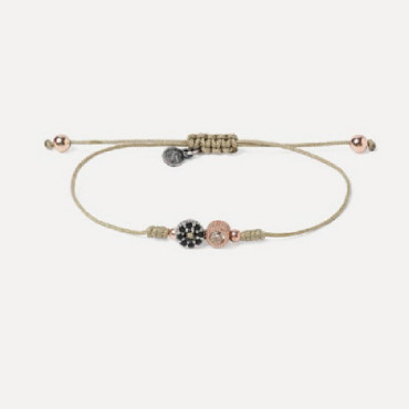 B-MACRAME PLATA/PEDRA DE COLOR - PU065122